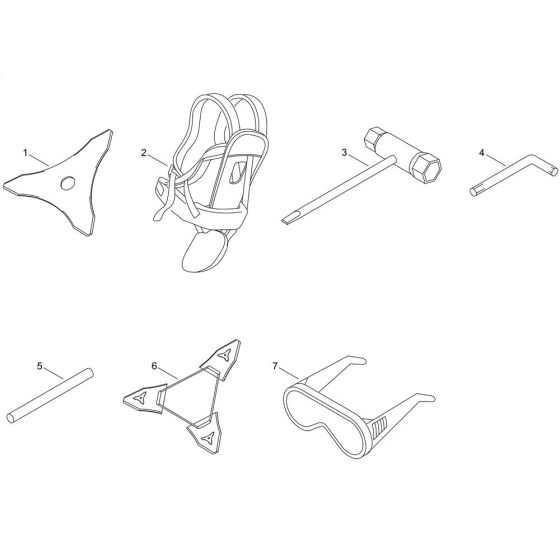 Accessories for ECHO SRM-2620ES/U Brushcutter