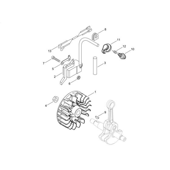 Magneto for ECHO SRM-2621ES/L Brushcutter