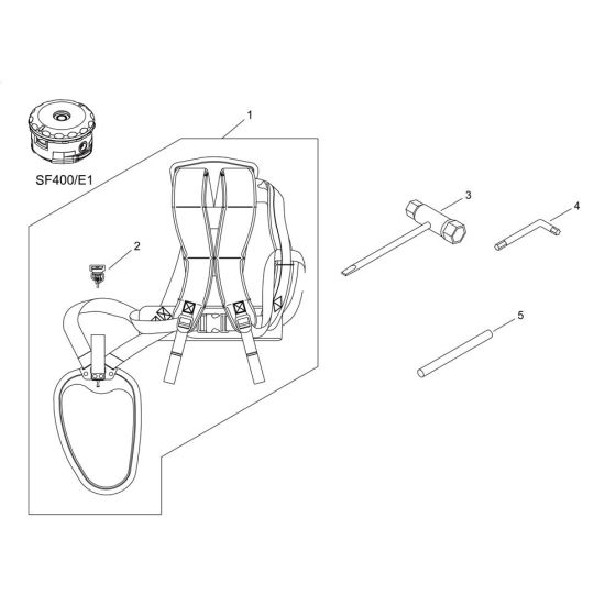 Accessories for ECHO SRM-2621TES/U-13 Brushcutter