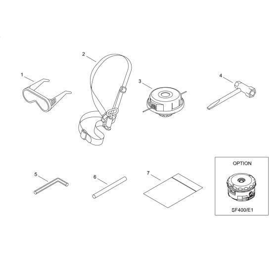 Accessories for ECHO SRM-265/L Brushcutter