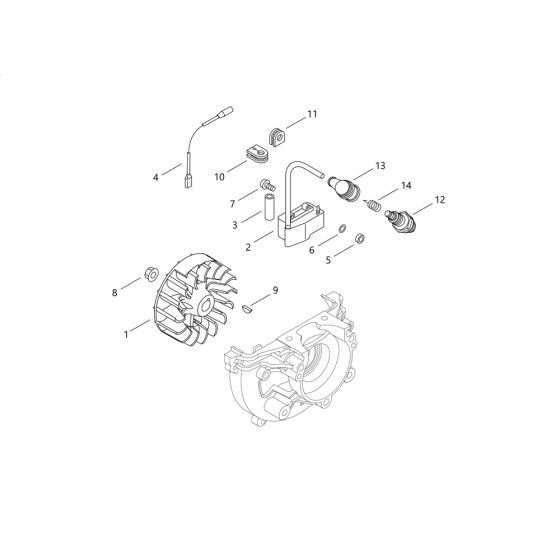 Magneto for ECHO SRM-265/L Brushcutter