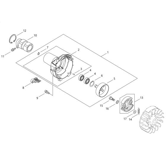 Clutch for ECHO SRM-265/L Brushcutter