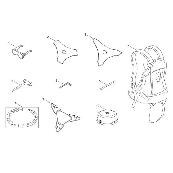 Accessories for ECHO SRM-350ES/U Brushcutter