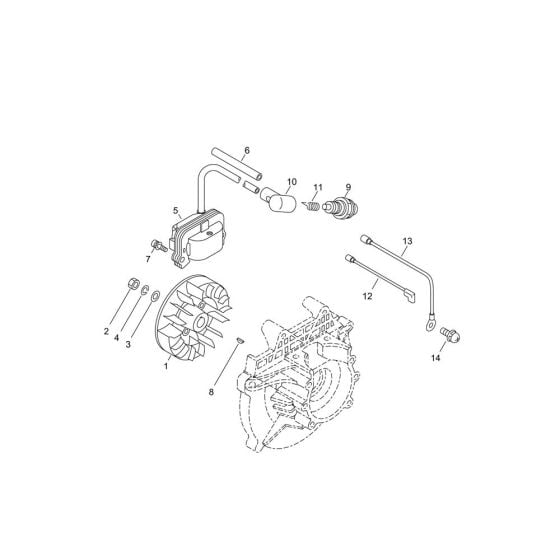 Magneto for ECHO SRM-350ES/U Brushcutter