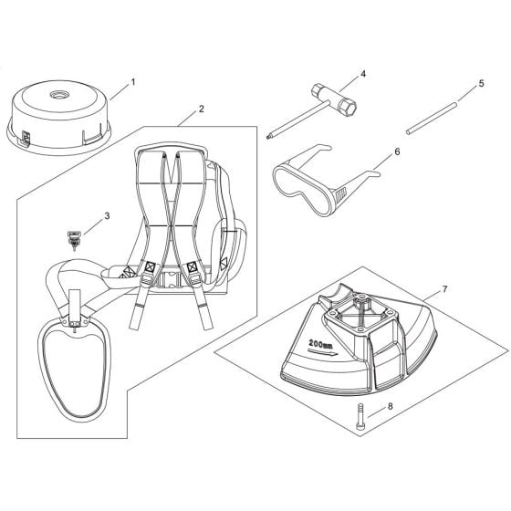 Accessories for ECHO SRM-3610T/U Brushcutter