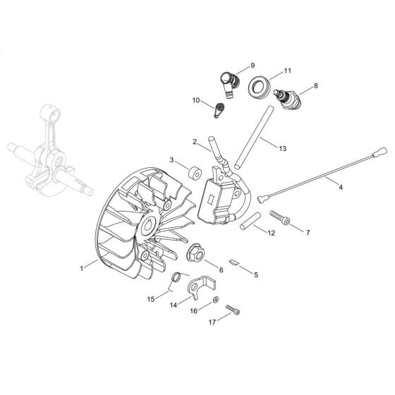 Magneto for ECHO SRM-420ES-LW Brushcutter