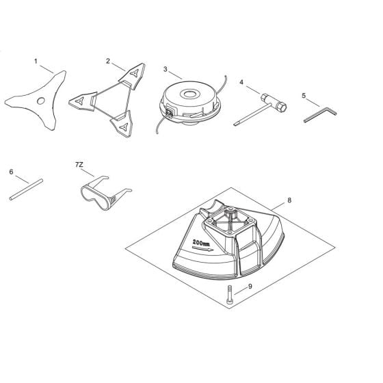 Accessories for ECHO SRM-520ES Brushcutter