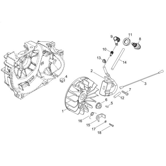 Magneto for ECHO SRM-520ES/U Brushcutter