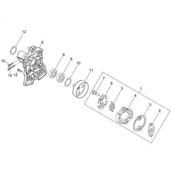 Clutch for ECHO SRM-520ES/U Brushcutter