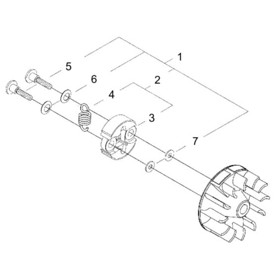 Clutch for ECHO SRMF-250 Brushcutter