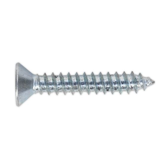 Self Tapping Screw 4.2 x 25mm Countersunk Pozi DIN 7982 Pack of 100 Sealey Part No. ST4225