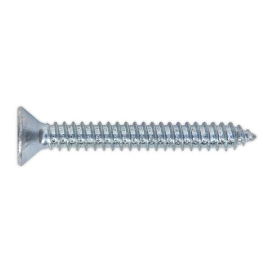 Self Tapping Screw 6.3 x 51mm Countersunk Pozi DIN 7982 Pack of 100 Sealey Part No. ST6351