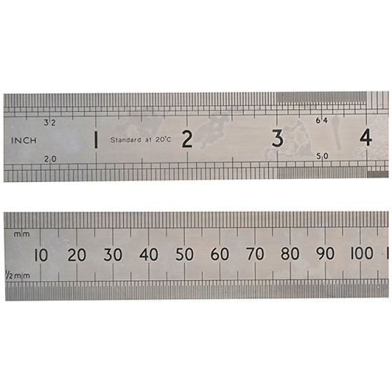 64SR Chrome Rule 1 Metre / 39in by Stanley - 0-35-406