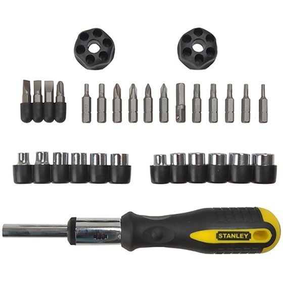 Ratchet Screwdriver Set of 29 by Stanley - 0-54-925