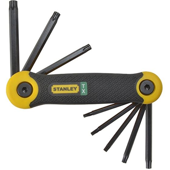 Torx Key Folding Set of 8 (T9-T40) by Stanley - 2-69-266