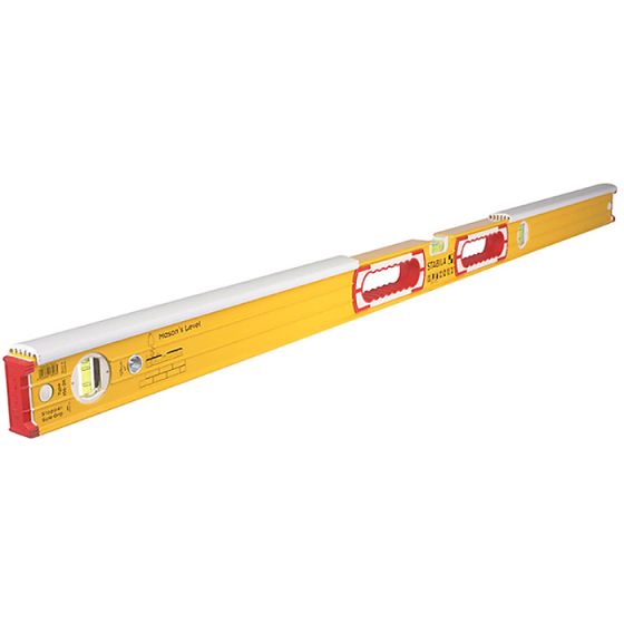 196-2-K Masons Spirit Level 3 Vial 16406 122cm by Stabila - 16406