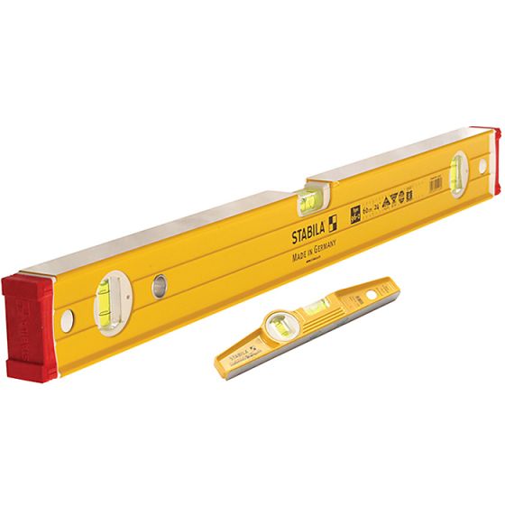 96-2-120 Spirit Level & 81 S REM Level Pack by Stabila - 16007