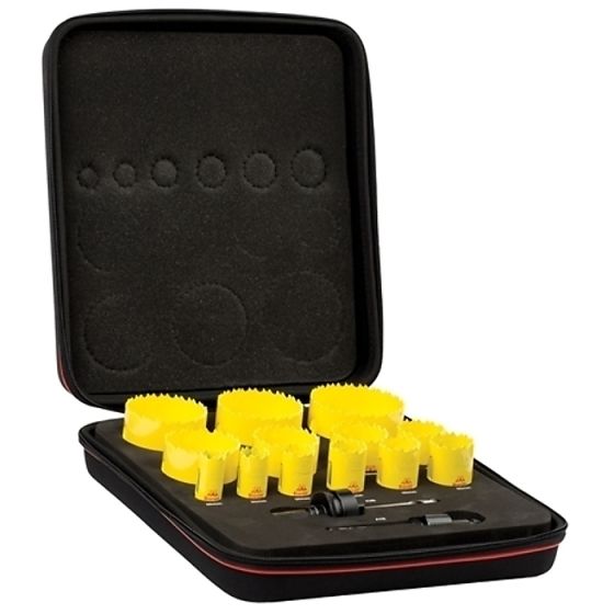 KDC13021 Deep Cut Bi Metal Universal Holesaw Kit 15 Piece by Starrett - BF7024