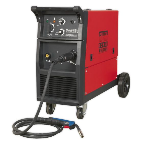 Professional MIG Welder 250Amp 230V with Binzel Euro Torch Sealey Part No. SUPERMIG255