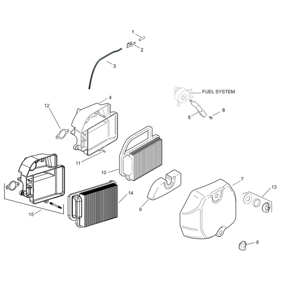 Air Intake for Kohler SV470 Engines