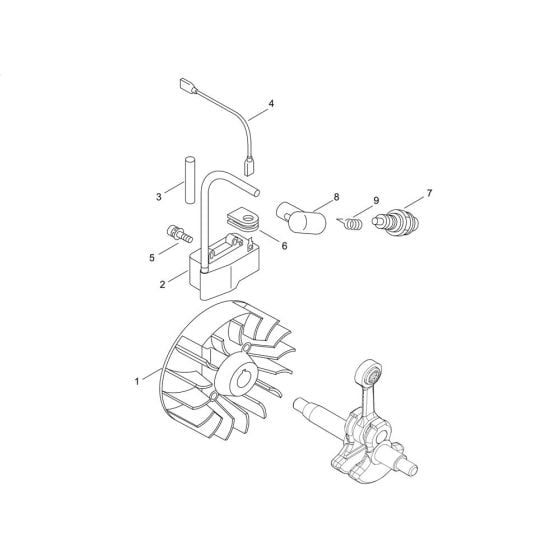 Magneto for Shindaiwa T226S Brushcutter