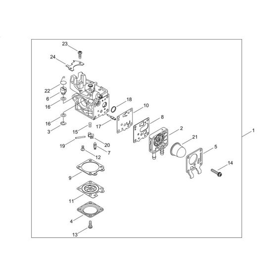 Carburettor for Shindaiwa T302TS Brushcutter