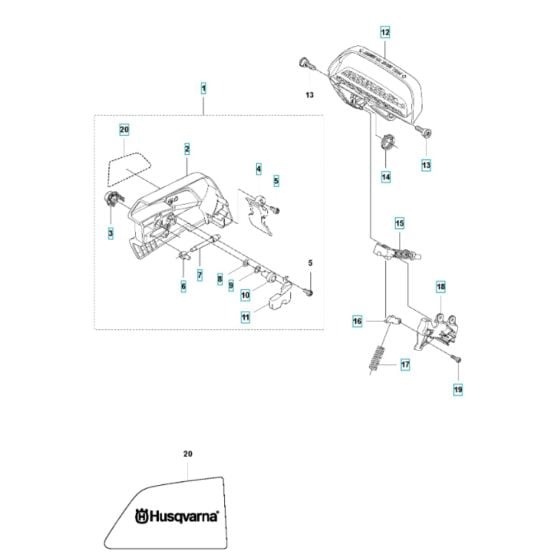 Chain Brake for Husqvarna T535i XP Battery Chainsaw