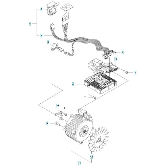 Electrical for Husqvarna T535i XP Battery Chainsaw