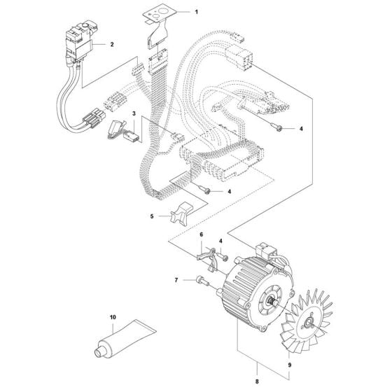 Electrical Assembly for Husqvarna T536Li XP Chainsaw