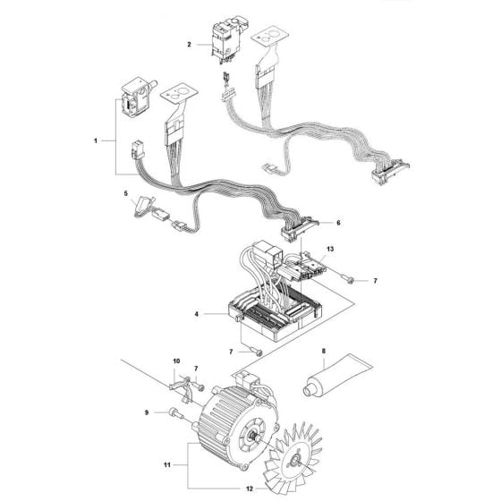 Electrical Assembly -1 for Husqvarna T536Li XP Chainsaw