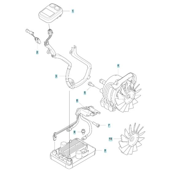 Electrical for Husqvarna T540i XP Battery Chainsaw