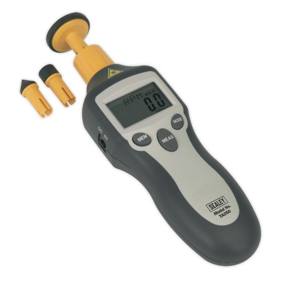 Digital Tachometer Contact/Non-Contact Sealey Part No. TA050