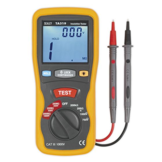 Digital Insulation Tester Sealey Part No. TA319