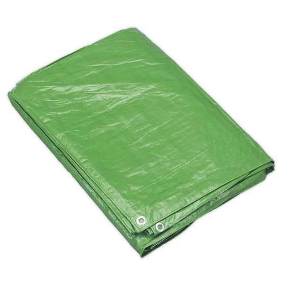 Tarpaulin 4.88 x 6.10mtr Green Sealey Part No. TARP1620G