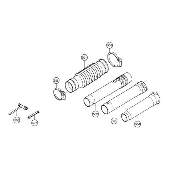 Tools, Accessories for Tanaka TBL7800 Blower