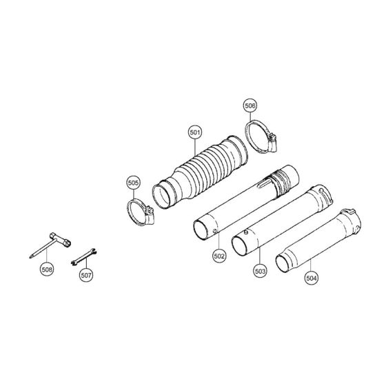 Tools, Accessories for Tanaka TBL7800R Blower