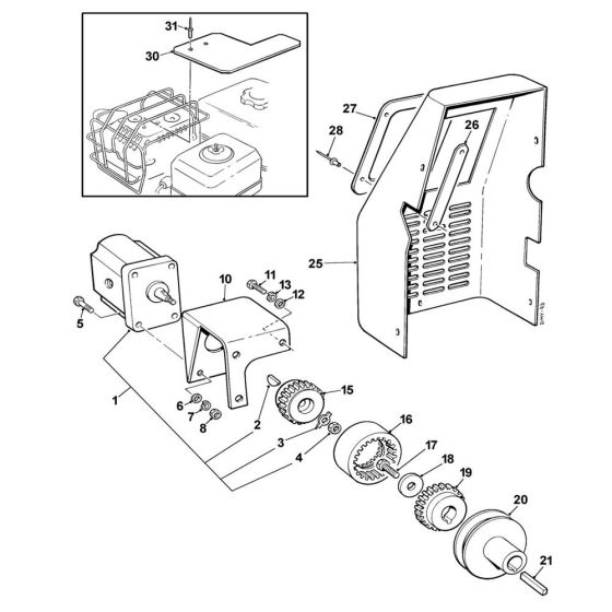 Pump, Coupling Assembly for Winget TD650 Dumper