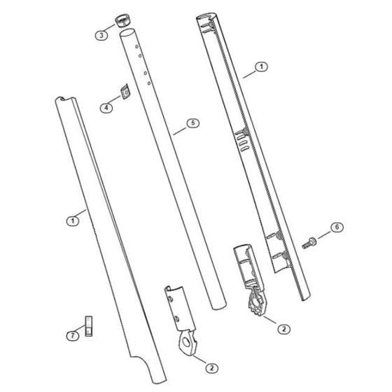 Shaft Assembly  for Stihl/ Viking TE 310  Electric Grass Trimmers