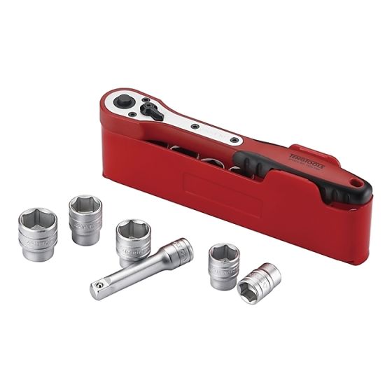 M1212N1 Basic Socket Set of 12 1/2in Drive by Teng - M1212N1