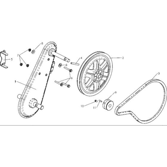 Transmission Assembly for Husqvarna TF 120 Cultivator/Tiller