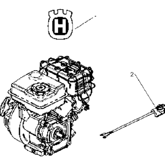 Engine Plate Assembly for Husqvarna TF 120 Cultivator/Tiller