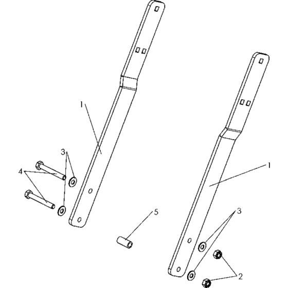 Handle Assembly for Husqvarna TF 120 Cultivator/Tiller