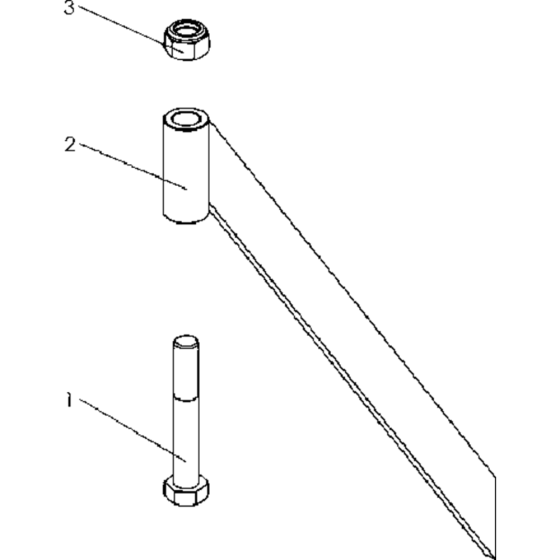 Support Legs Assembly for Husqvarna TF 225 Cultivator/Tiller