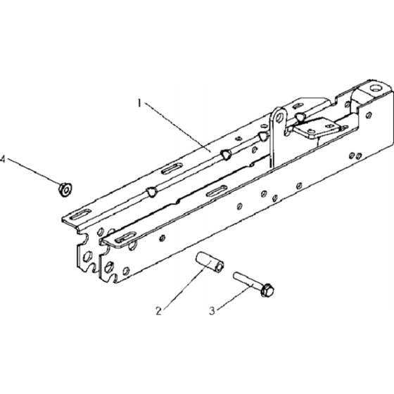 Frame Assembly for Husqvarna TF 325 Cultivator/Tiller