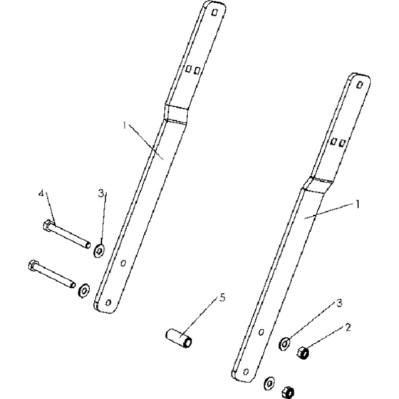 Handle Assembly for Husqvarna TF 325 Cultivator/Tiller