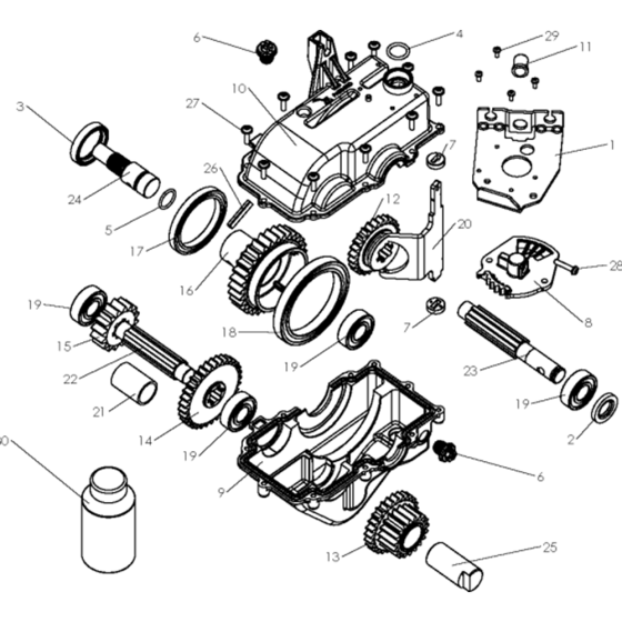 Product Complete-2 Assembly for Husqvarna TF 434P Cultivator/Tiller