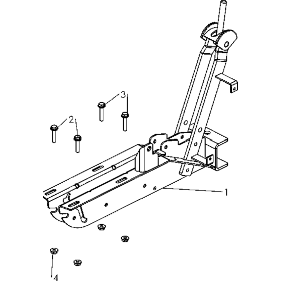 Frame Assembly for Husqvarna TF 435P Cultivator/Tiller