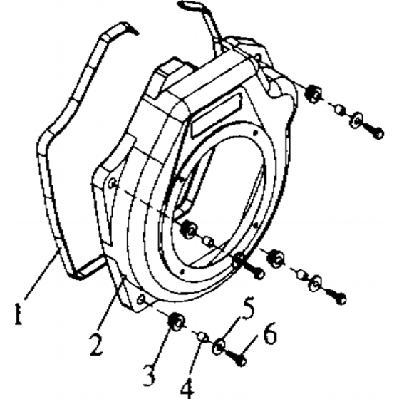 Cover Assembly for Husqvarna TF544 Cultivator/Tiller