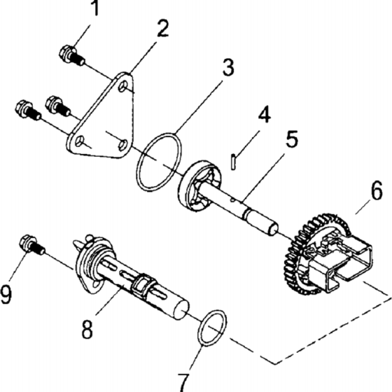 Oil Pump Assembly for Husqvarna TF544 Cultivator/Tiller