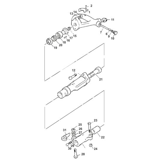 Handle Nut for Thor 16D Digger - Replaces OEM No. 43756